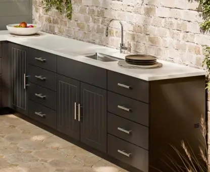 atlas black grill station